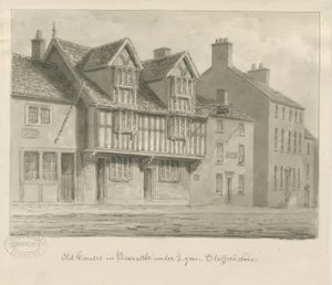 Newcastle-under-Lyme - Casas Antiguas de John Buckler