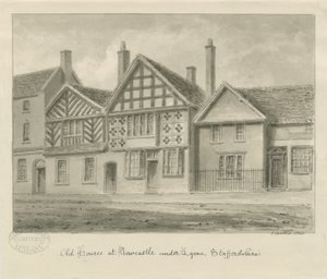 Newcastle-under-Lyme - Casas Antiguas de John Buckler