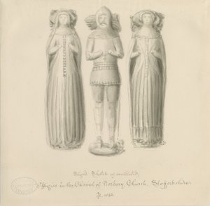 Iglesia de Norbury - Efigie de Sir Edward Botiler de John Buckler