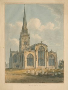 Nottinghamshire - Iglesia de Newark de John Buckler