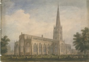 Nottinghamshire - Iglesia de Newark, 1809 de John Buckler