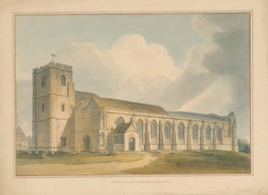 Oxfordshire - Iglesia de Dorchester, 1803 de John Buckler