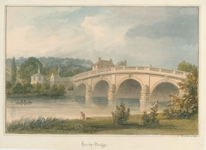 Oxfordshire - Puente de Henley upon Thames, 1826 de John Buckler