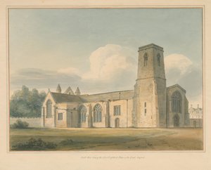 Oxfordshire - Oxford - Iglesia de San Pedro en el Este, 1803 de John Buckler