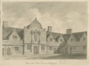 Stafford - Casas de Beneficencia: dibujo en sepia, 1837