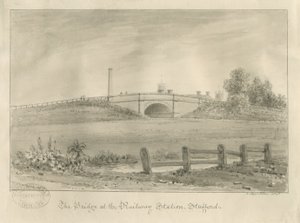 Stafford - Puente en la estación de tren