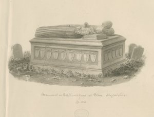 Iglesia de Stone - Tumba de William Crompton de John Buckler