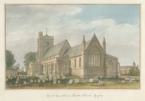 Sussex - Iglesia de Battle, 1824 de John Buckler