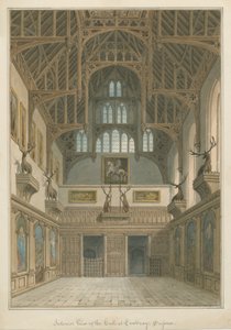 Sussex - Casa Cowdray - Interior del Salón de John Buckler