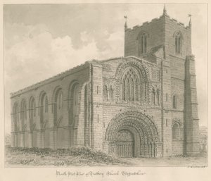 Iglesia Priorato de Tutbury de John Buckler