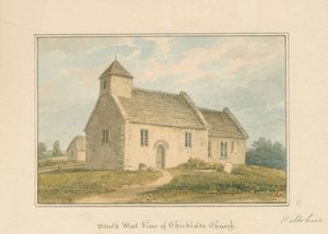Wiltshire - Iglesia de Chicklade, 1817 de John Buckler