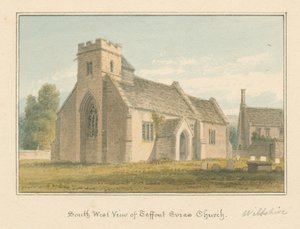 Wiltshire - Iglesia de Teffont Evias de John Buckler