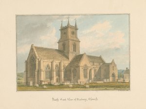 Wiltshire - Iglesia de Tisbury, 1804 de John Buckler
