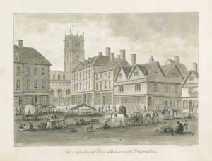 Wolverhampton - Plaza del Mercado de John Buckler