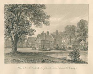 Worcestershire - Hanbury - Meer Hall de John Buckler