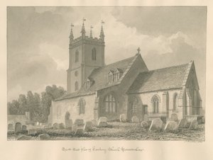 Worcestershire - Iglesia de Hanbury de John Buckler