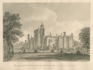 Worcestershire - Hindlip Hall, 1833