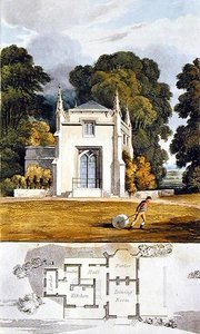 Cabaña gótica, de Ackermann