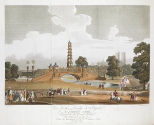 Vista del puente y la pagoda, St James