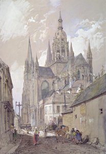 Catedral de Bayeux, vista desde el sureste