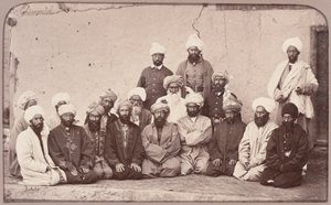 Sirdar Habeeboolah [sic] Gilzai y otros Khans, 1879 de John Burke