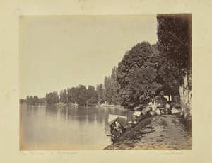 El Jhelum en Srinager. Cachemira de John Burke