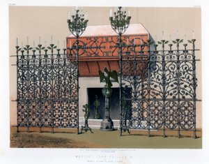 Rejas de hierro forjado, siglo XIX de John Burley Waring