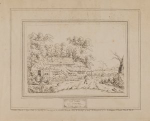 Cabañas de la Naturaleza (con la cabaña de la izquierda) de John Burton