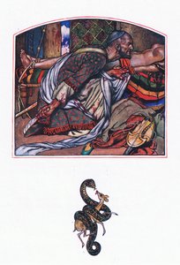 Amor Afridi, ilustración de El jardín de Kama (y otras letras de la India), 1920 de John Byam Liston Shaw