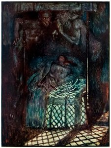 El sueño de Christiana de El progreso del peregrino de este mundo, al que está por venir de John Bunyan de John Byam Liston Shaw