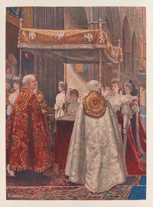 Unción de la Reina Alexandra de John Byam Liston Shaw
