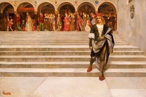 Este es un corazón en el que la reina se apoyó de John Byam Liston Shaw