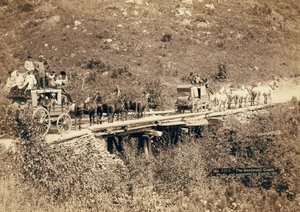 El coche de Deadwood, 1889 de John C. H. Grabill