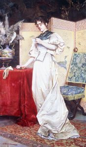 La carta de amor, c.1890 de John Califano