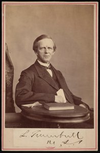 Retrato de Lyman Trumbull 1813-1896, antes de 1876