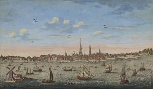 Vista Perspectiva Este de Filadelfia, 1778 de John Carwitham