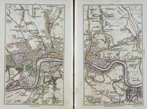 Mapa del este de Londres, placas 20-21, de 