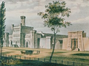 Prisión de Moyamensing, Filadelfia, 1840 de John Caspar Wild