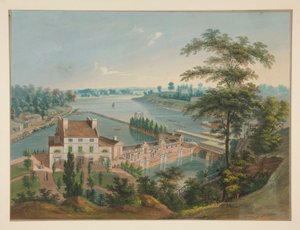Obras hidráulicas en Fairmount Park, Filadelfia de John Caspar Wild