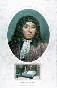 Anton van Leeuwenhoek 1632-1723, microscopista holandés, c. 1810 de John Chapman