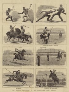 El Torneo Militar en el Agricultural Hall, Islington