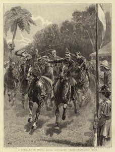 Una Gymkana en India, Carrera de Caballos de la Artillería Real de John Charlton