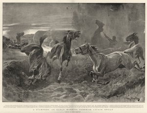 Una estampida, un ataque sorpresa temprano arruinado de John Charlton