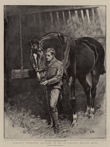 Camaradas, el trompetista Shurlock, de los 5º Lanceros, y su caballo de John Charlton