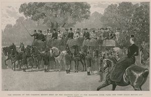 Encuentro del Club de Carruajes en el Magazine, Hyde Park, Londres de John Charlton