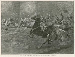 Los jinetes árabes en el Hipódromo de París, Olympia de John Charlton
