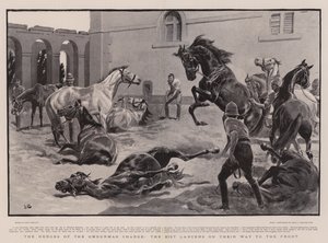 Los Héroes de la Carga de Omdurman, los Lanceros del 21 en su Camino al Frente de John Charlton