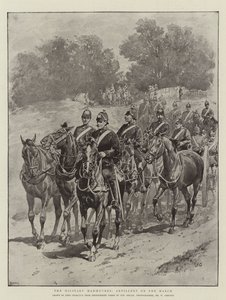 Las Maniobras Militares, Artillería en Marcha de John Charlton