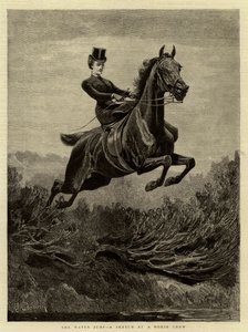 El Salto de Agua, Un Boceto en una Exposición de Caballos de John Charlton
