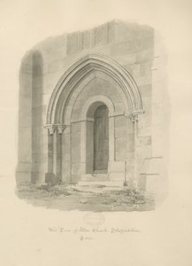 Iglesia de Alton - Puerta Oeste de John Chessell Buckler